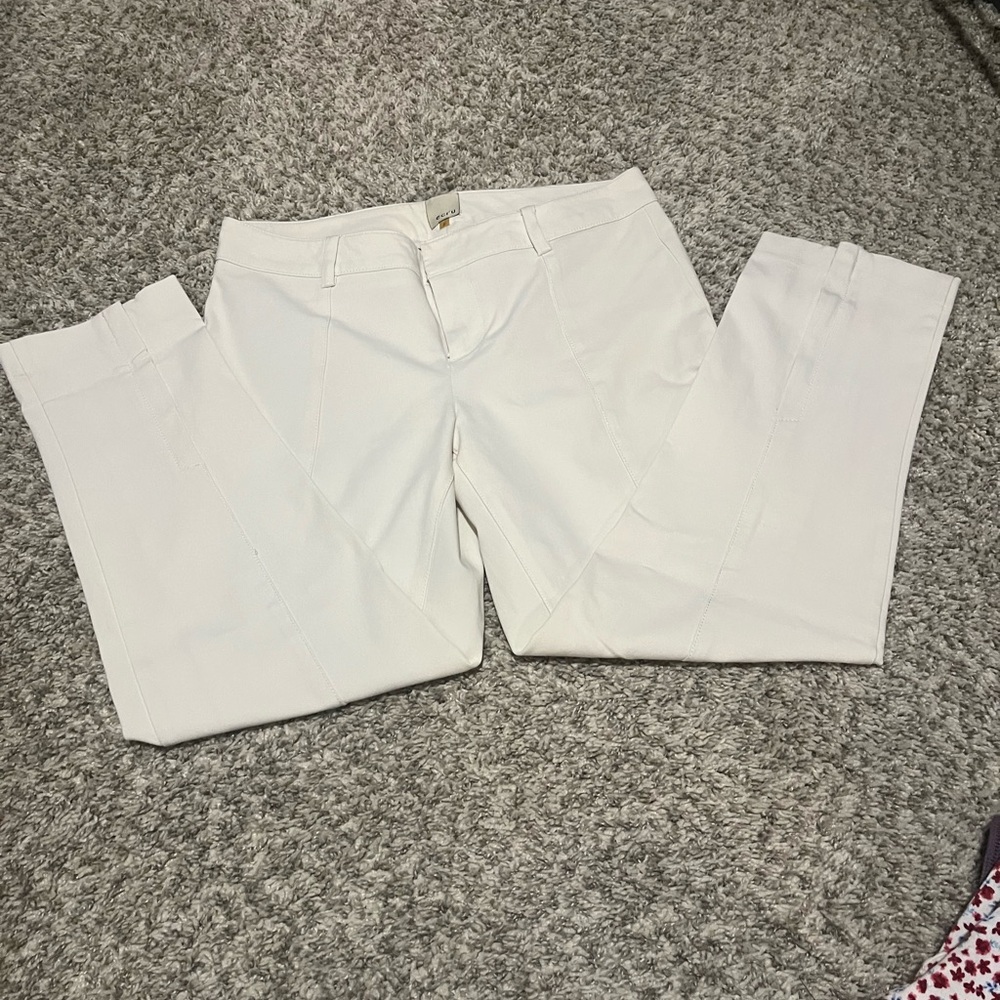 Ecru Cream Dress Trousers
